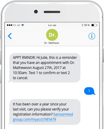 Automated Appointment Reminders and Online Forms